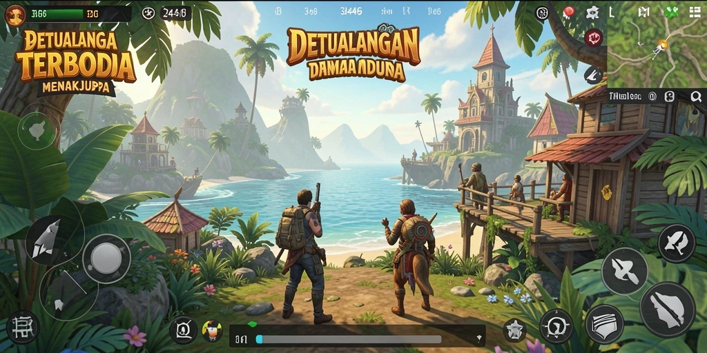 Tampilan menarik dari gameplay Open World 3446 yang penuh petualangan.
