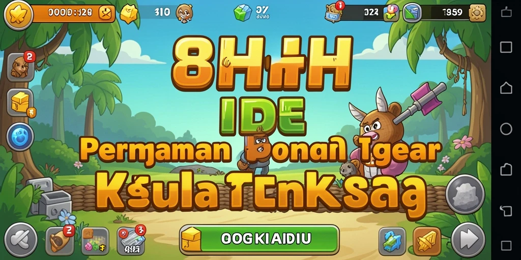 Screenshot gameplay 8HHH menunjukkan keseruan dan kemudahan bermain idle.