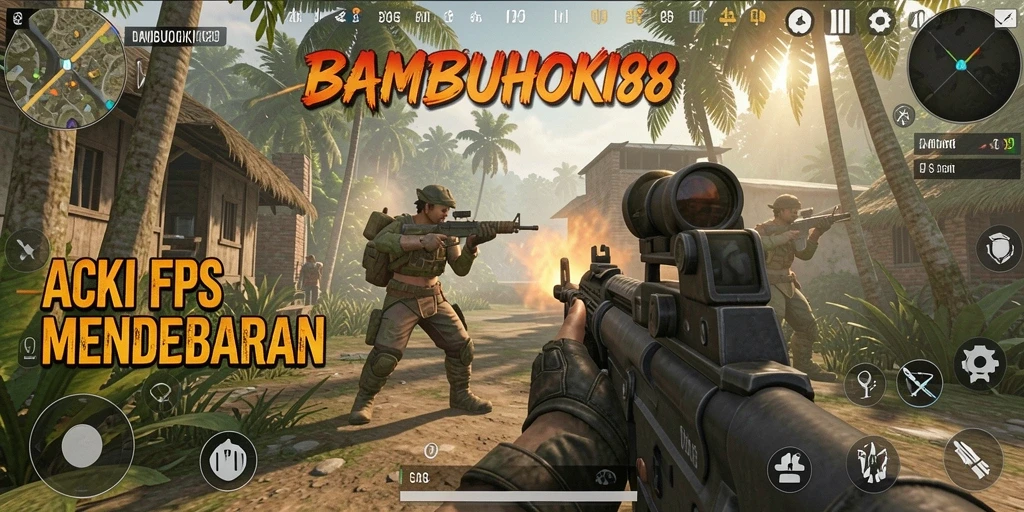 Tampilan mendebarkan aksi tembak-menembak di BAMBUHOKI88.