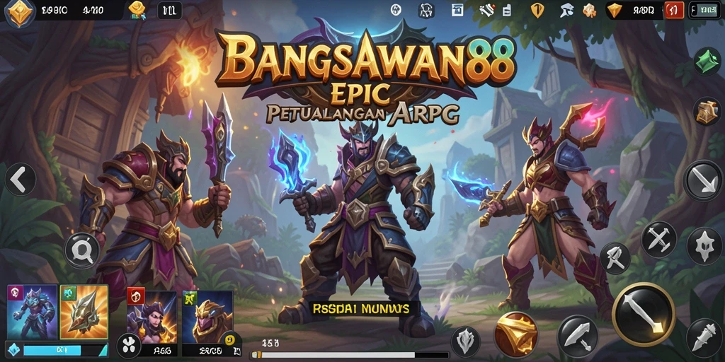 Tangkapan layar BANGSAWAN88 memperlihatkan aksi seru dalam pertempuran ARPG.