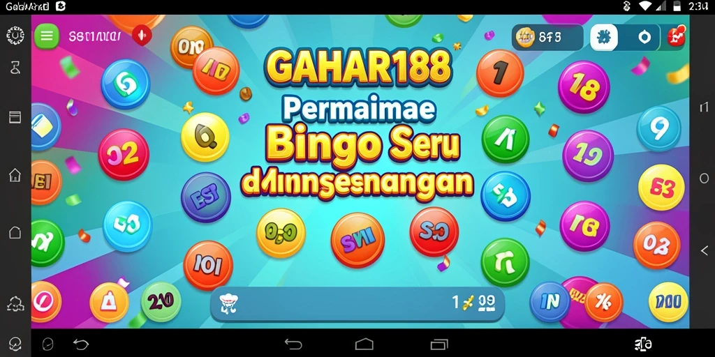 Gameplay Bingo seru dan penuh warna dari GAHAR188.