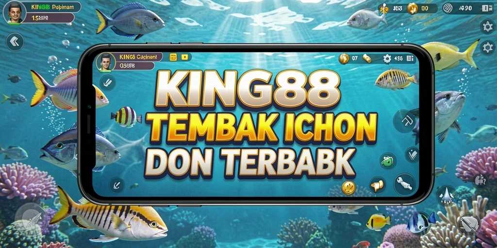 Tampilan gameplay menembak ikan yang seru dan menarik dalam KING88.