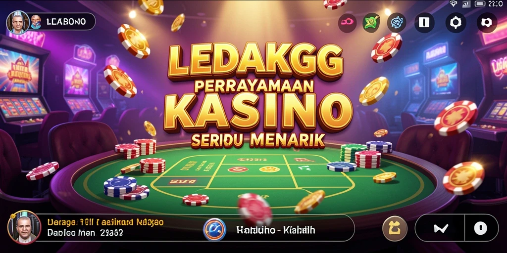 Tampilan menarik gameplay Kasino LEDAKGG yang mengasyikkan.