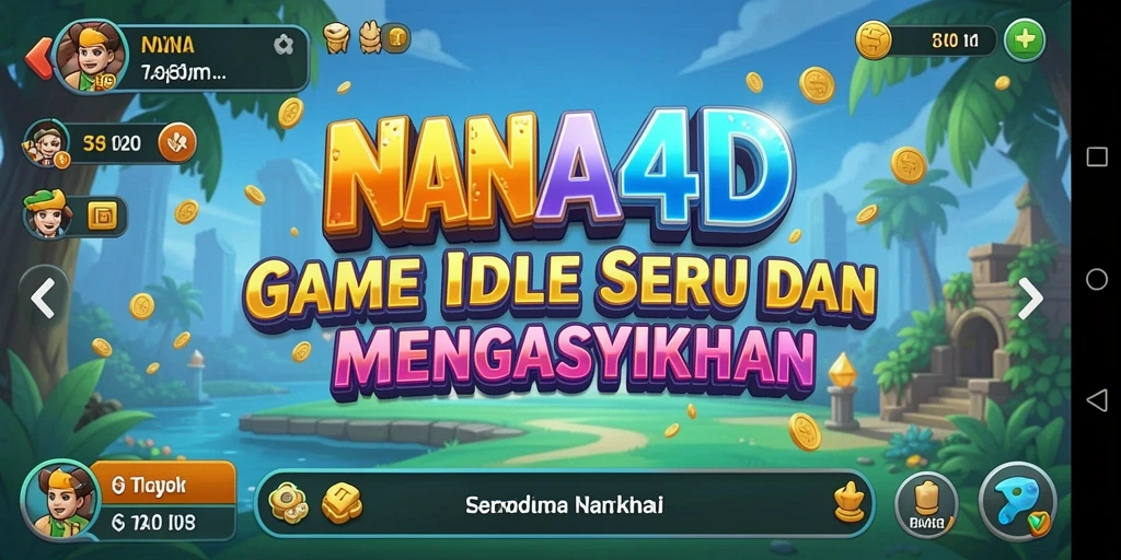 Tampilan gameplay NANA4D yang seru dan mengasyikkan.