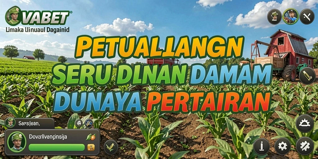 Tampilan gameplay OVABET yang penuh warna dan menarik dari dunia pertanian.