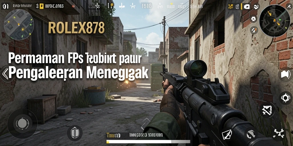 Gameplay menegangkan dalam ROLEX878 dengan aksi tembak-menembak intens.