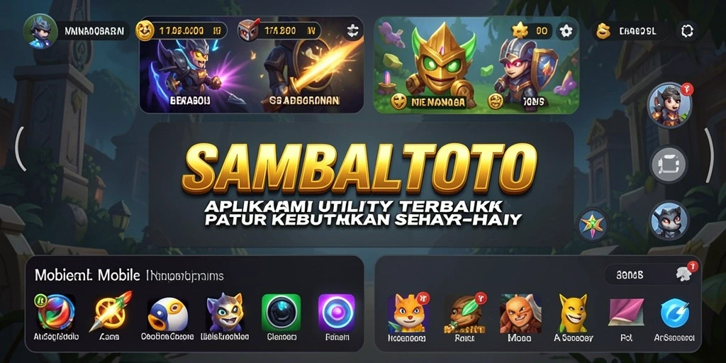 Tampilan antarmuka aplikasi SAMBALTOTO yang intuitif dan user-friendly.