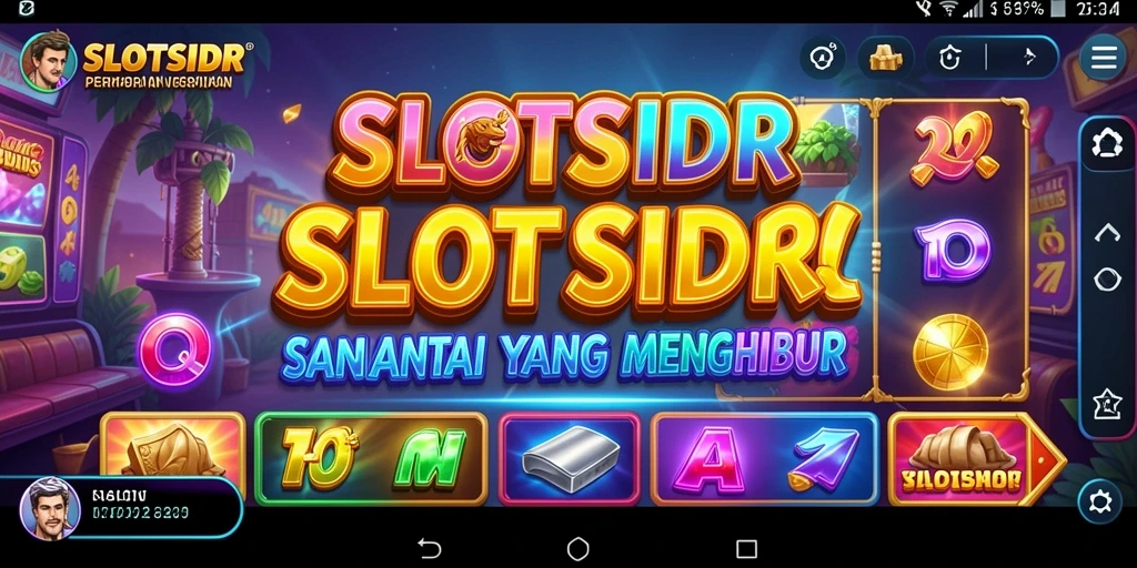 Tampilan gameplay SLOTSIDR yang menarik dan mengasyikkan.