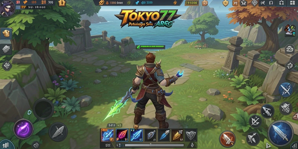 Gameplay menarik di dunia fantasi ARPG TOKYO77.