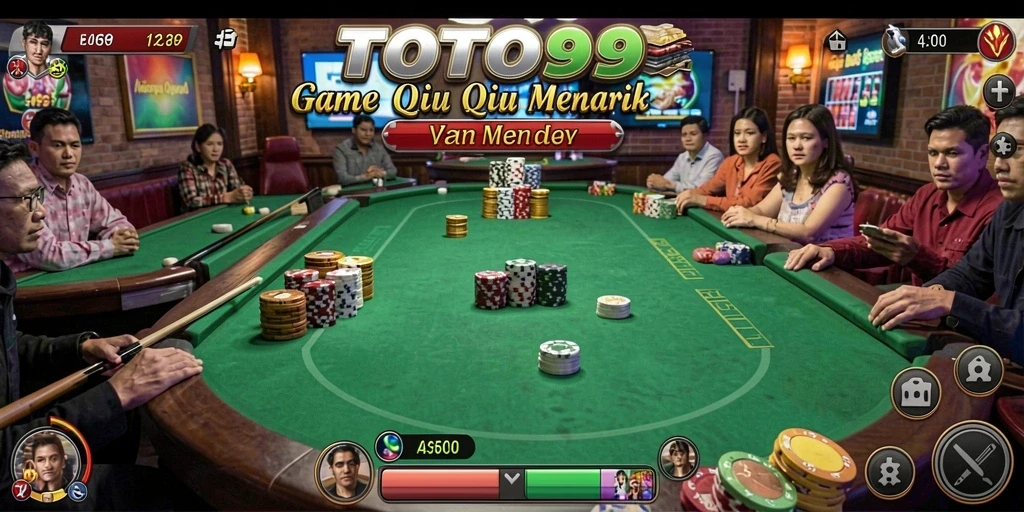 Tampilan gameplay QiuQiu yang seru di TOTO99.